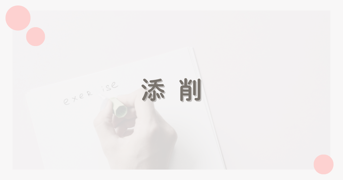 添削サービスの概要とサンプル